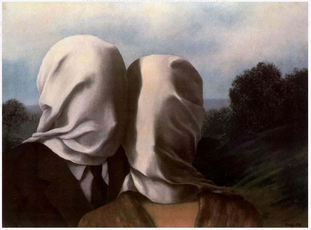 Los Amantes - René Magritte